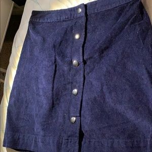 Corduroy skirt